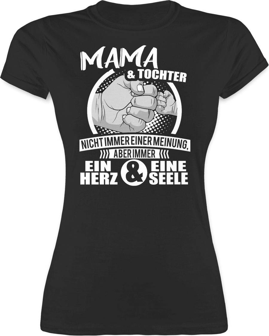 Shirtracer Mama & Tochter Immer ein Herz & eine Seele Shirts & Mehr Shirtracer