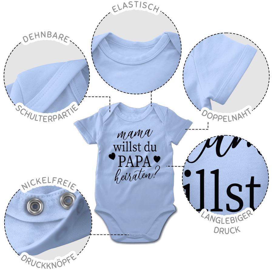 Shirtracer Mama Willst Du Papa Heiraten? - Schwarz Shirts & Mehr Shirtracer