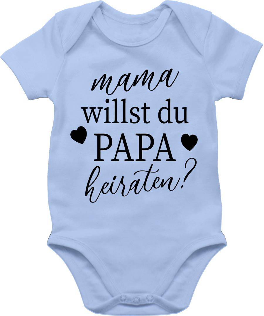 Shirtracer Mama willst du Papa heiraten? - schwarz Shirts & Mehr Shirtracer
