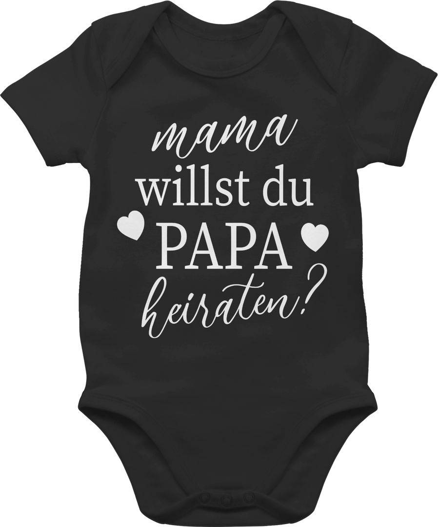 Shirtracer Mama willst du Papa heiraten? - weiß Shirts & Mehr Shirtracer