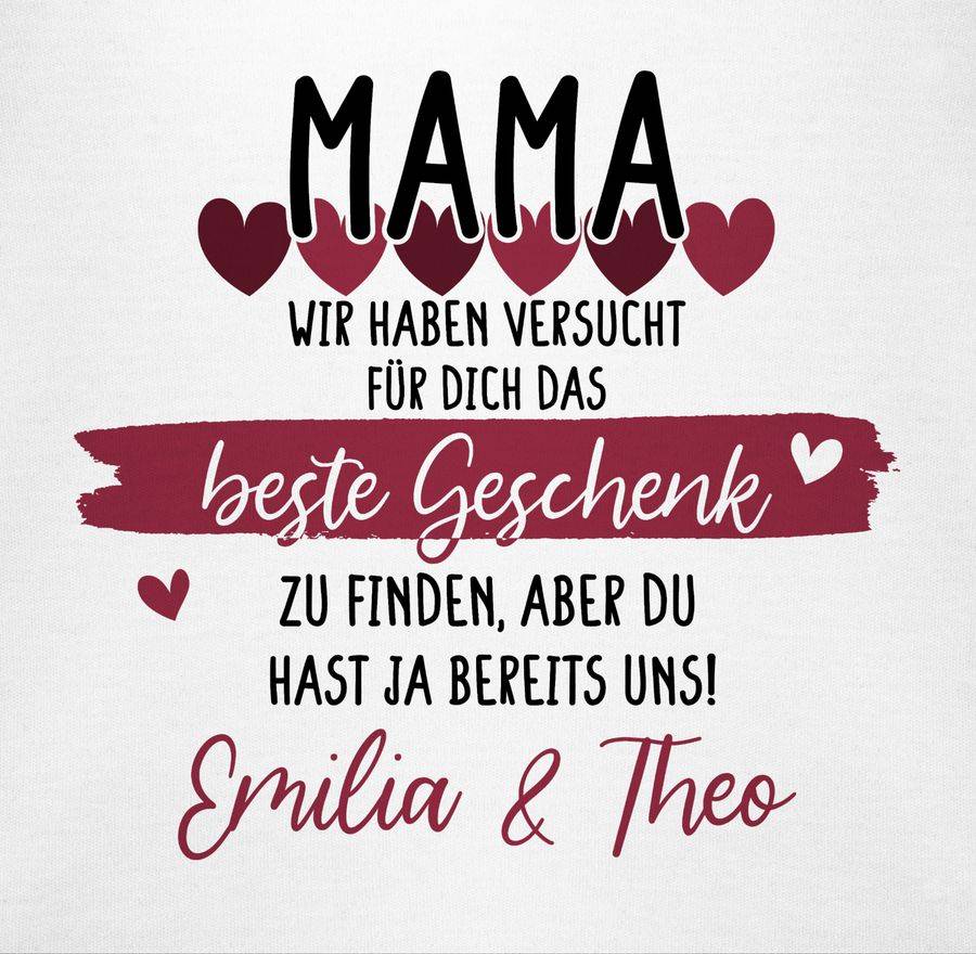 Shirtracer Mama Wir Haben Versucht Für Dich Das Schönste Geschenk Zu Finden Shirts & Mehr Shirtracer