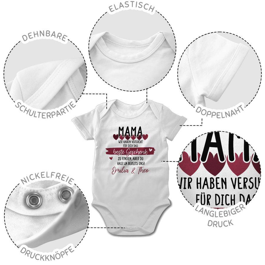 Shirtracer Mama Wir Haben Versucht Für Dich Das Schönste Geschenk Zu Finden Shirts & Mehr Shirtracer