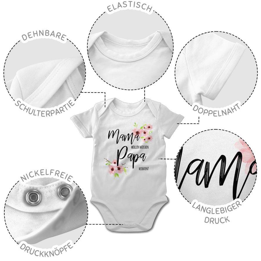Shirtracer Mama Wollen Wir Den Papa Heiraten Blumen Shirts & Mehr Shirtracer