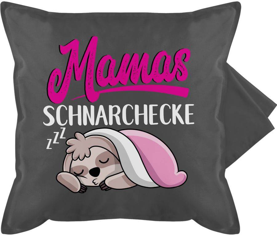 Shirtracer Mamas Schnarchecke mit Faultier - weiß Shirts & Mehr Shirtracer