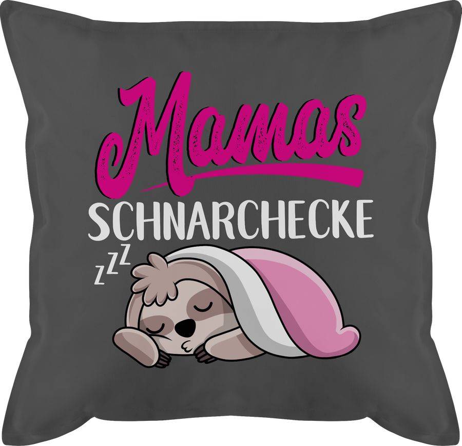 Shirtracer Mamas Schnarchecke mit Faultier - weiß Shirts & Mehr Shirtracer
