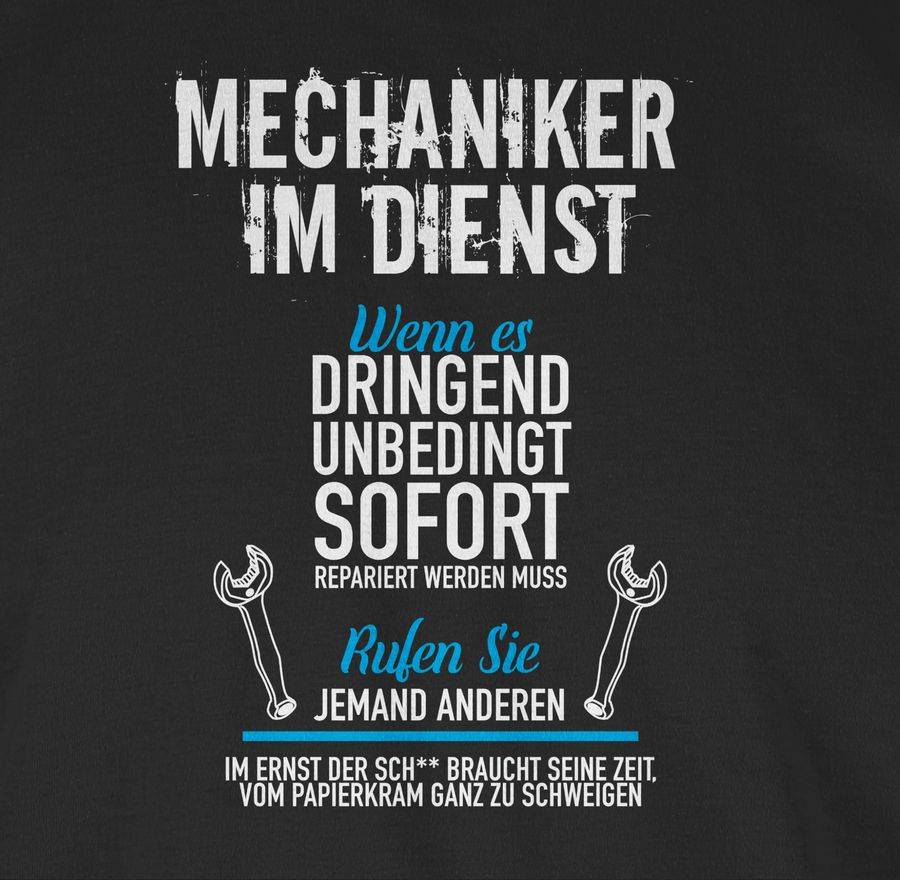 Shirtracer Mechaniker Im Dienst Shirts & Mehr Shirtracer