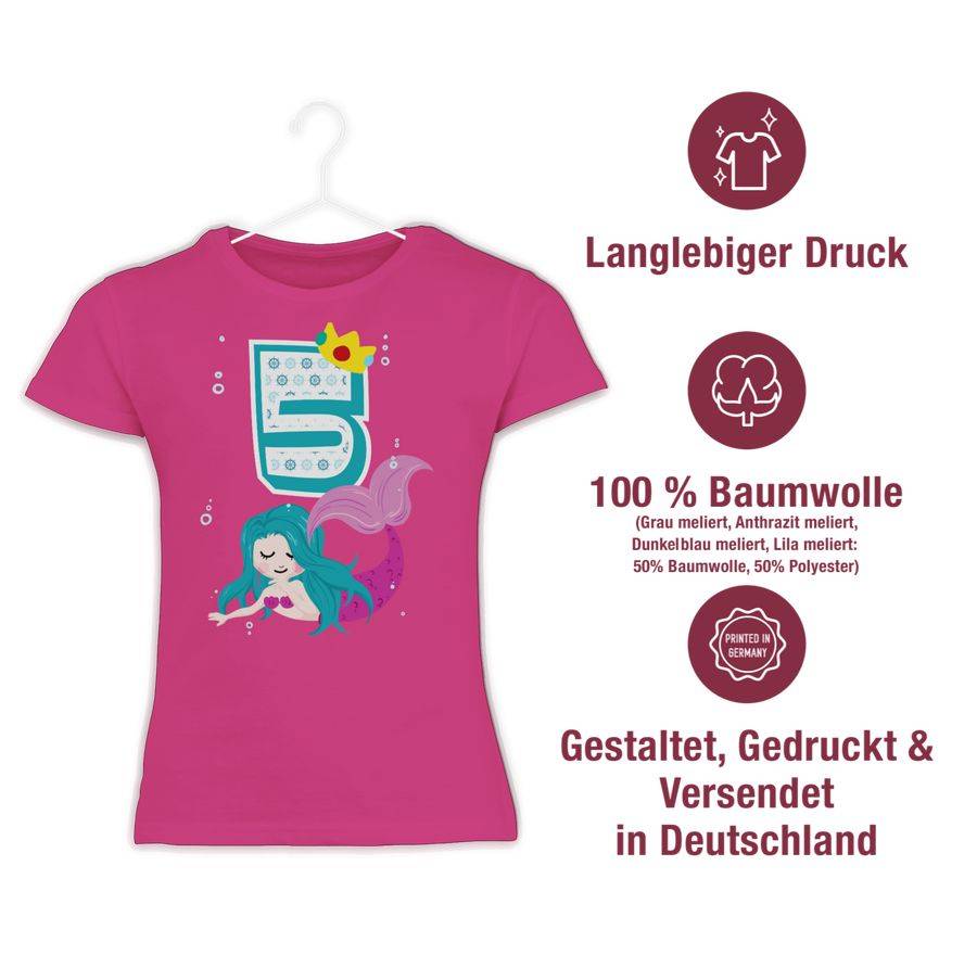 Shirtracer Meerjungfrau Fünfter Shirts & Mehr Shirtracer