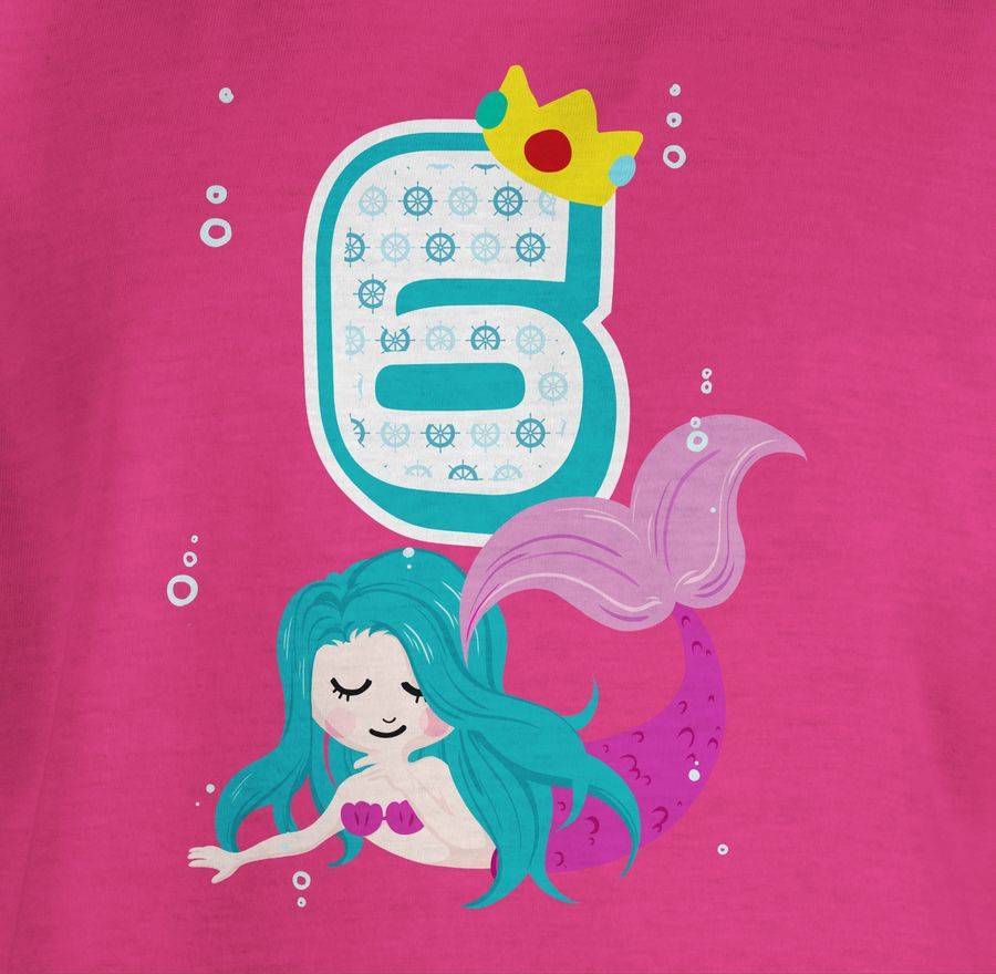 Shirtracer Meerjungfrau Sechster Shirts & Mehr Shirtracer