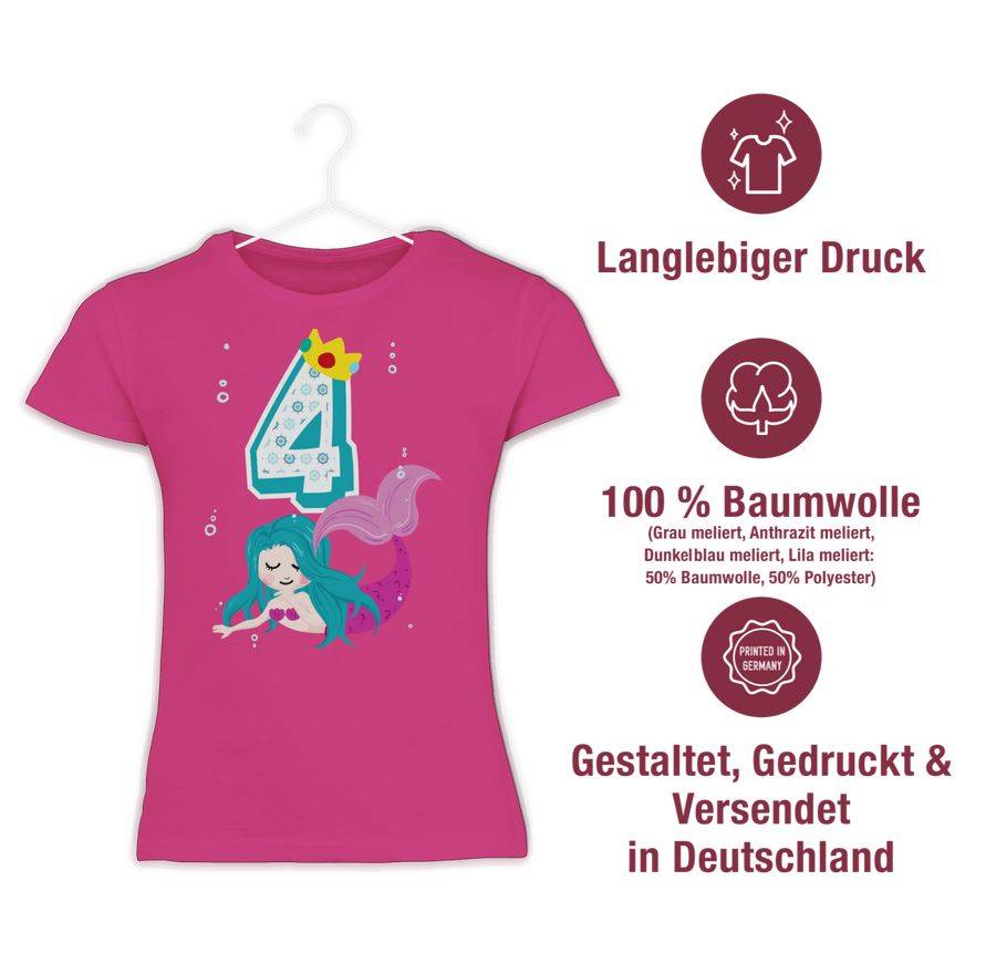 Shirtracer Meerjungfrau Vierter Shirts & Mehr Shirtracer