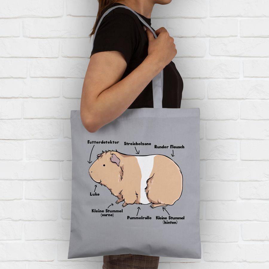 Shirtracer Meerschwein Anatomie: Tshirt Turnbeutel Shirtracer
