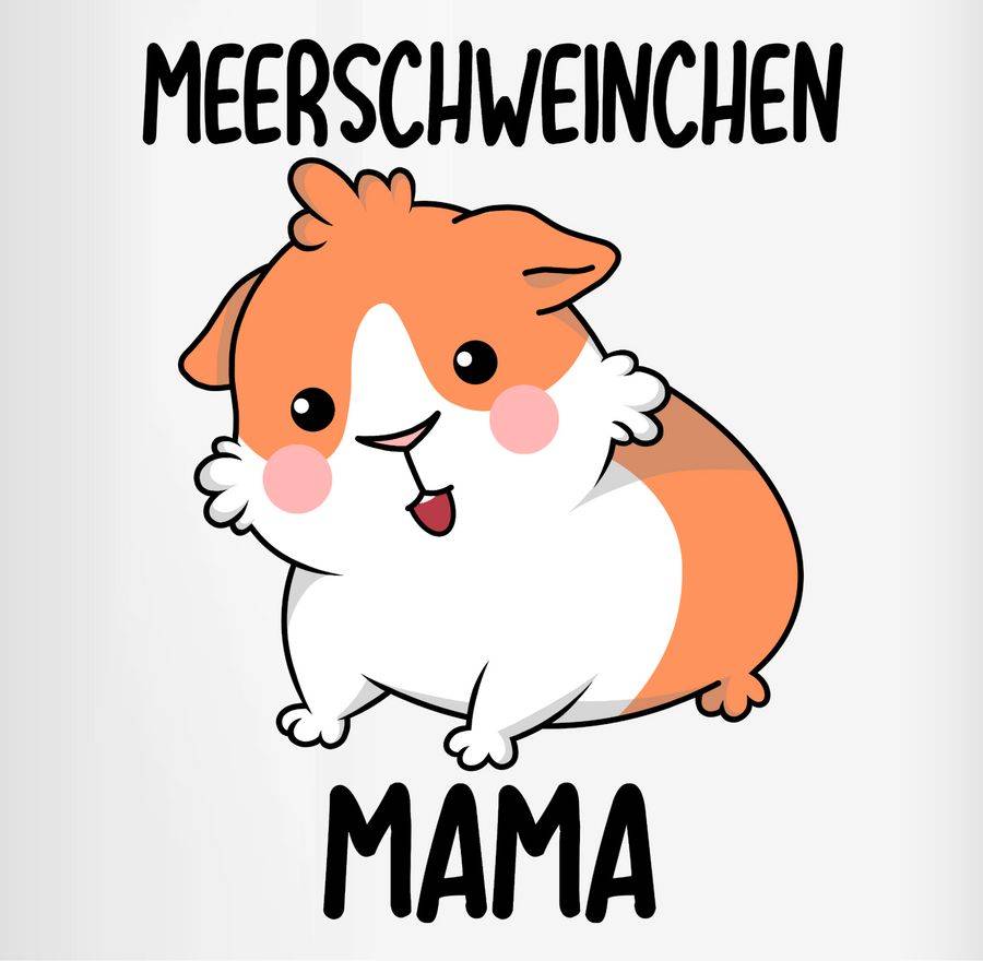 Shirtracer Meerschweinchen Mama: Tshirt Turnbeutel Shirtracer