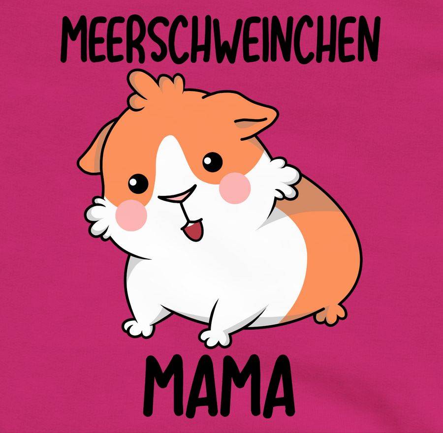 Shirtracer Meerschweinchen Mama: Tshirt Turnbeutel Shirtracer