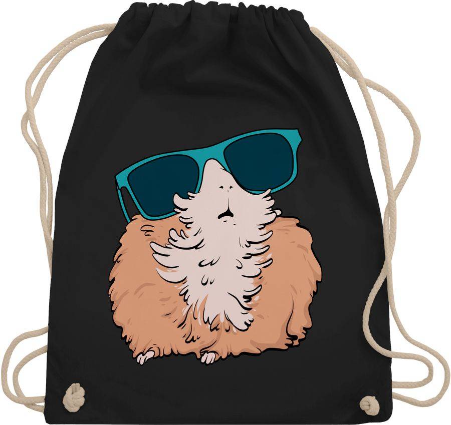 Shirtracer Meerschweinchen mit Sonnenbrille: Tshirt Gym Bag Shirtracer