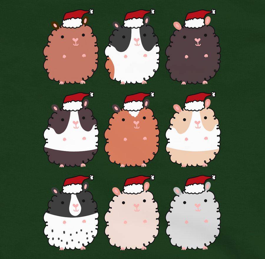Shirtracer Meerschweinchen Weihnachten Shirts & Mehr Shirtracer