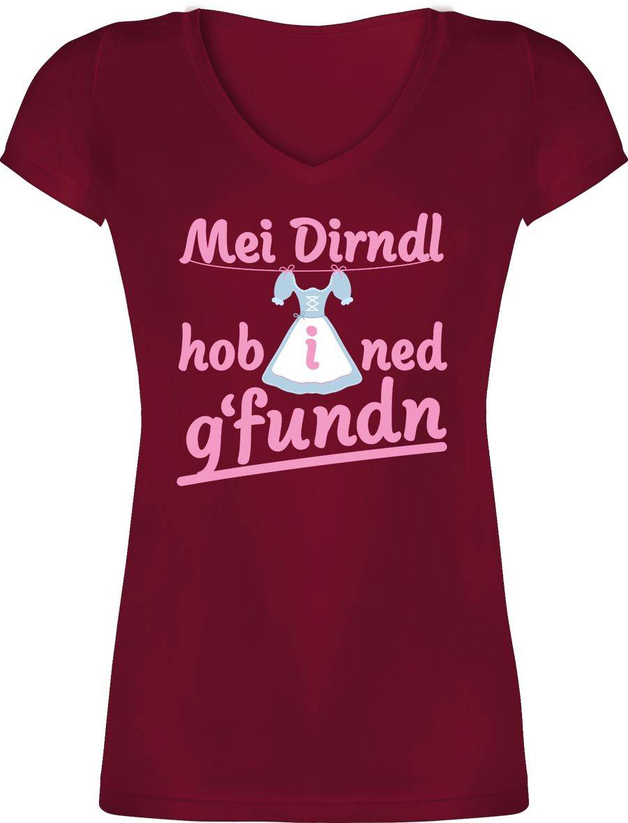 Shirtracer Mei Dirndl hob i ned g'funds - rosa: Tshirt Gym Bag Shirtracer