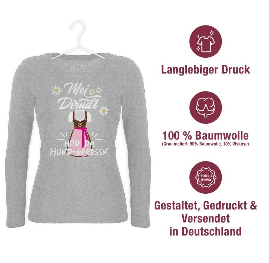 Shirtracer Mei Dirndl Hod Da Hund Gfressn Shirts & Mehr Shirtracer