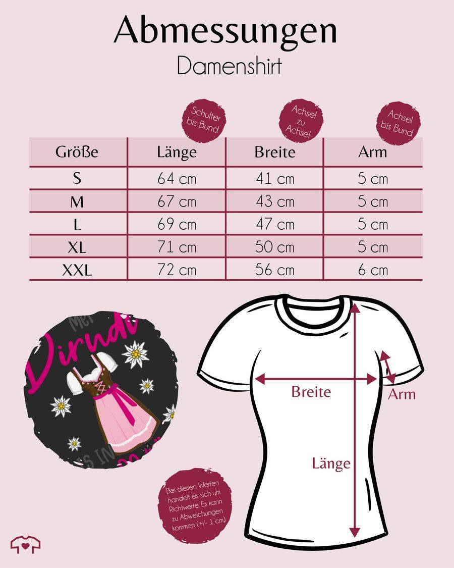 Shirtracer Mei Dirndl Is In Da Wäsch Edelweiss Grau: Tshirt Rucksack Shirtracer