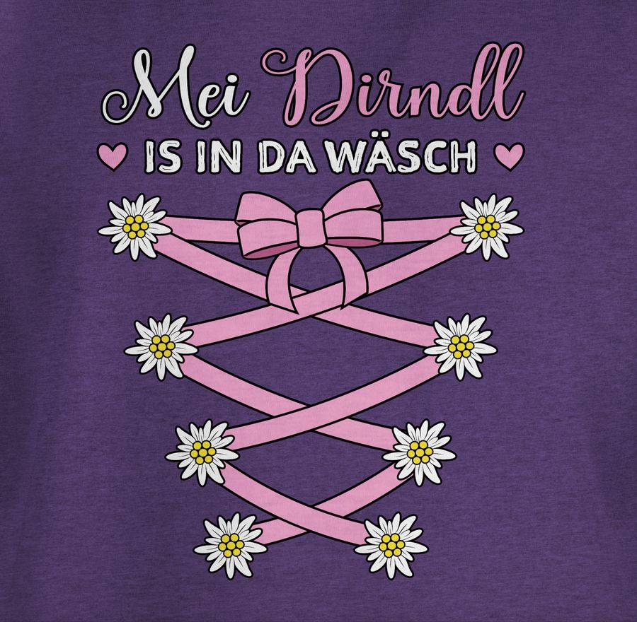 Shirtracer Mei Dirndl Is In Da Wäsch Ersatz Dirndl: T-Shirt Turnbeutel Shirtracer