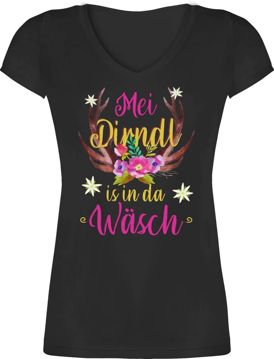 Shirtracer Mei Dirndl Is In Da Wäsch - Hirschgeweih Shirts & Mehr Shirtracer