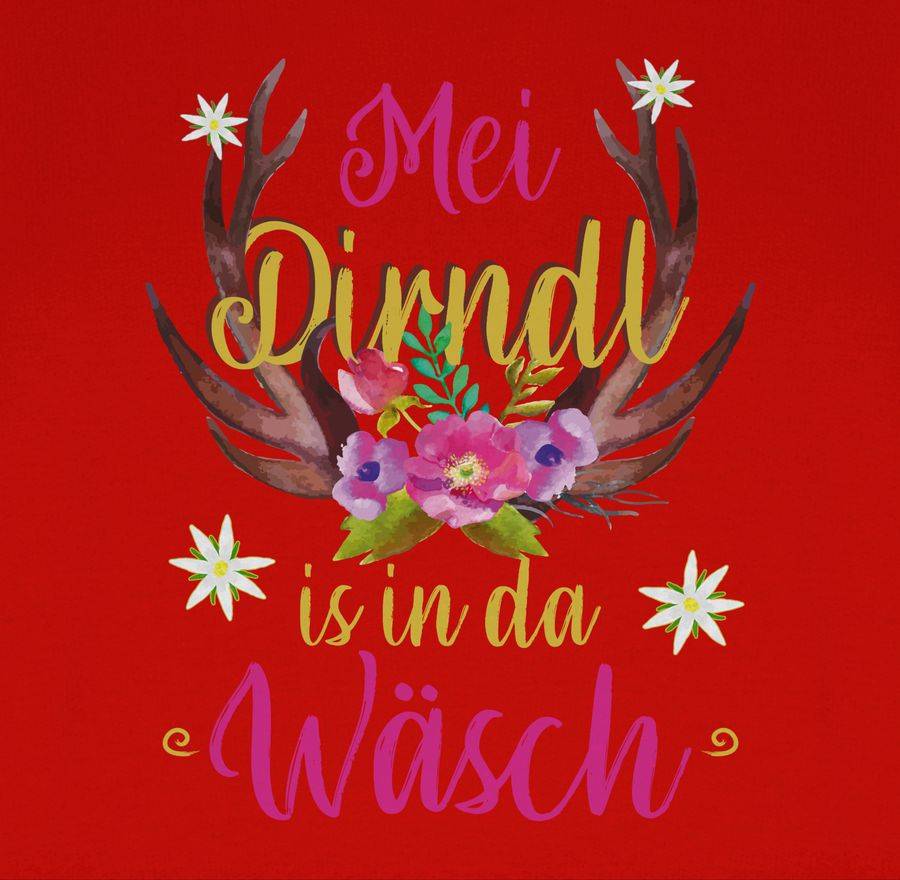 Shirtracer Mei Dirndl Is In Da Wäsch - Hirschgeweih Shirts & Mehr Shirtracer