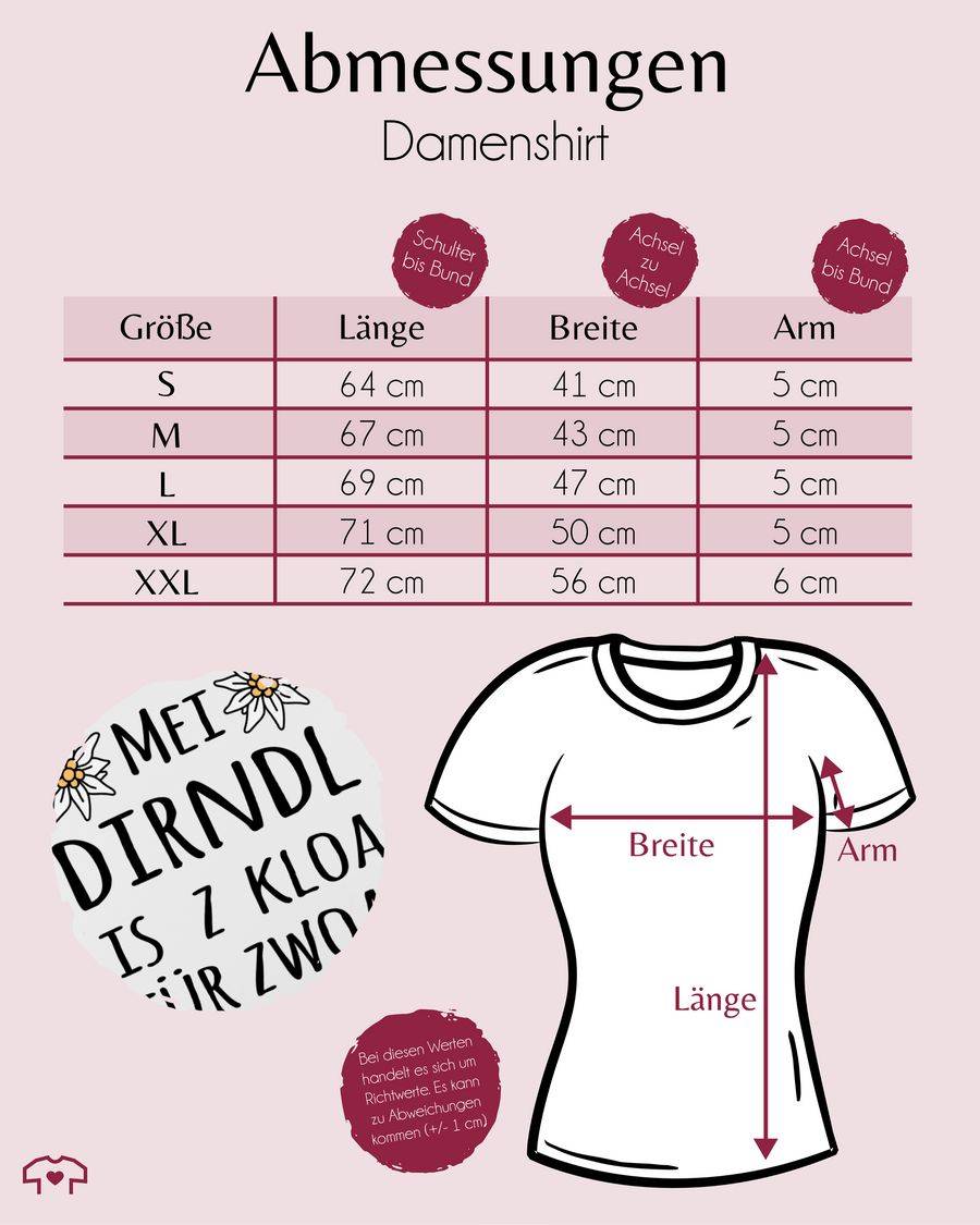 Shirtracer Mei Dirndl Is Z Kloa Für Zwoa! Schwarz Shirts & Mehr Shirtracer