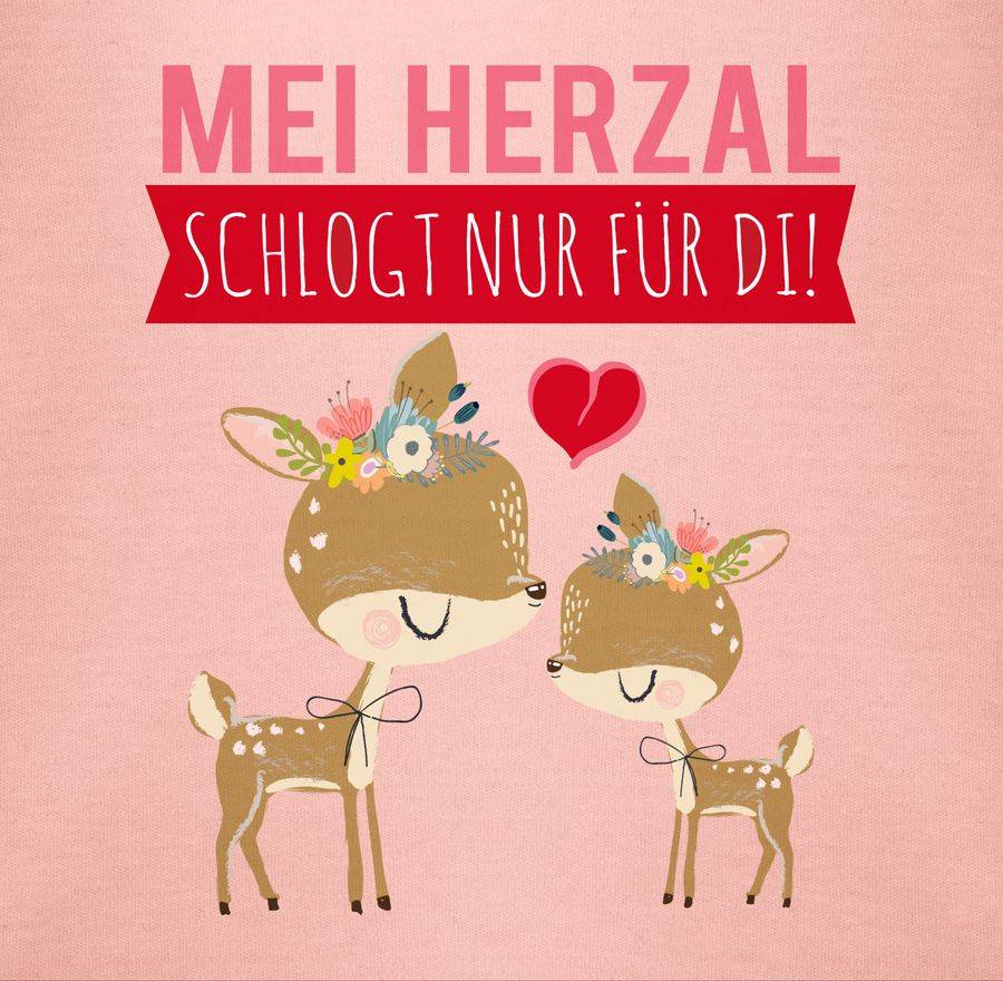 Shirtracer Mei Herzal Schlogt Nur Für Di! Rehe: T-Shirt Gym Bag Shirtracer