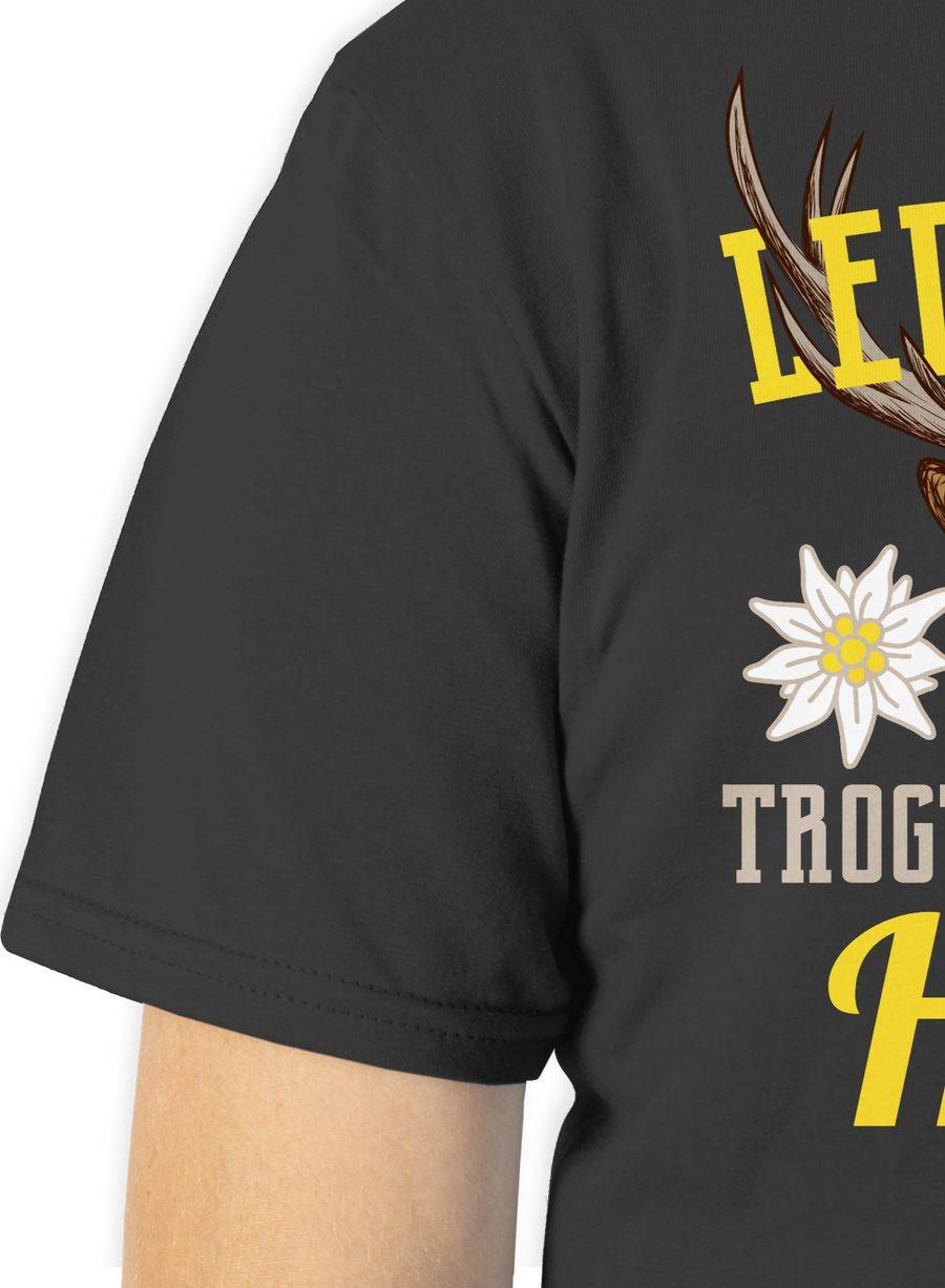 Shirtracer Mei Lederhosn Trogt No Da Hirsch - Gelb/braun Shirts & Mehr Shirtracer