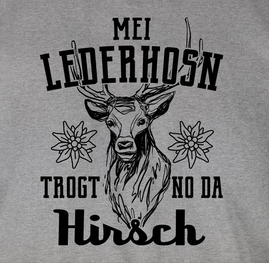 Shirtracer Mei Lederhosn Trogt No Da Hirsch - Schwarz Shirts & Mehr Shirtracer