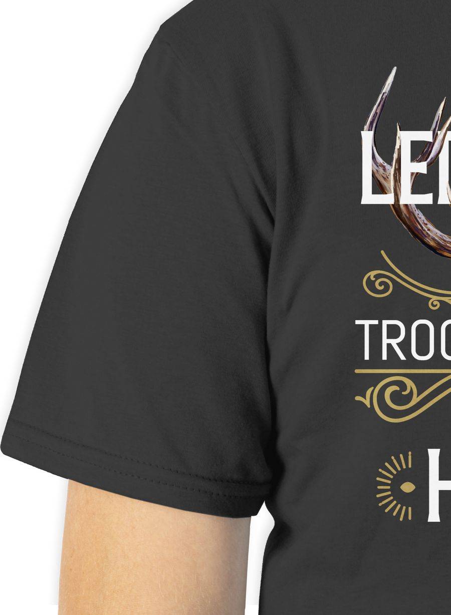 Shirtracer Mei Lederhosn Trogt No Da Hirsch - Weiß Braun: Tshirt Gym Bag Shirtracer