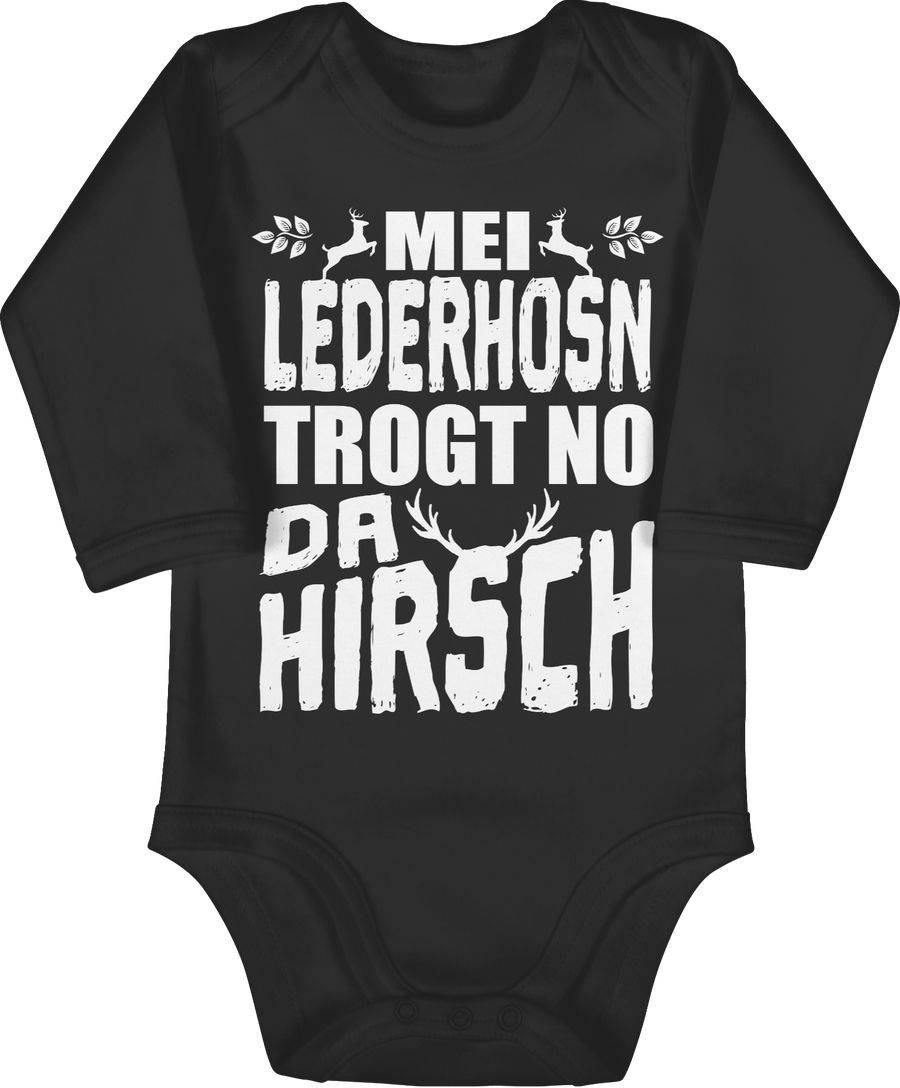 Shirtracer Mei Lederhosn trogt no da Hirsch - weiß Shirts & Mehr Shirtracer