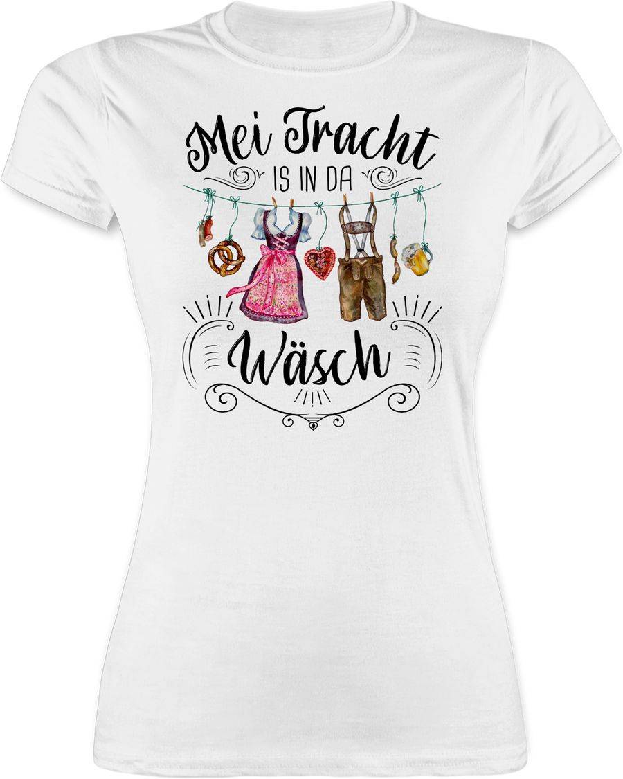 Shirtracer Mei Tracht is in da Wäsch - Wäscheleine Shirts & Mehr Shirtracer