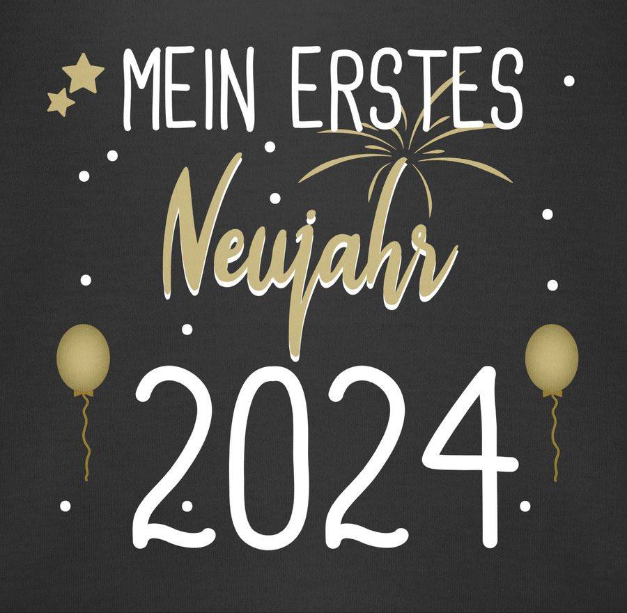 Shirtracer Mein 1. Neujahr Weiß 2024 Shirts & Mehr Shirtracer