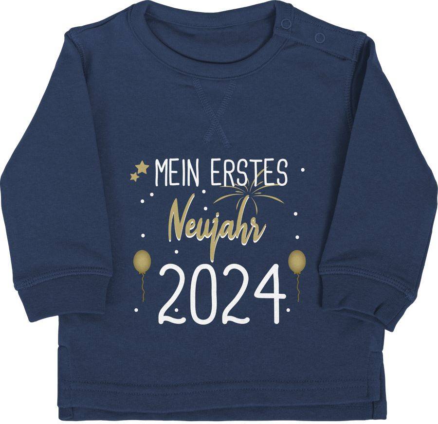 Shirtracer Mein 1. Neujahr weiß 2024 Shirts & Mehr Shirtracer
