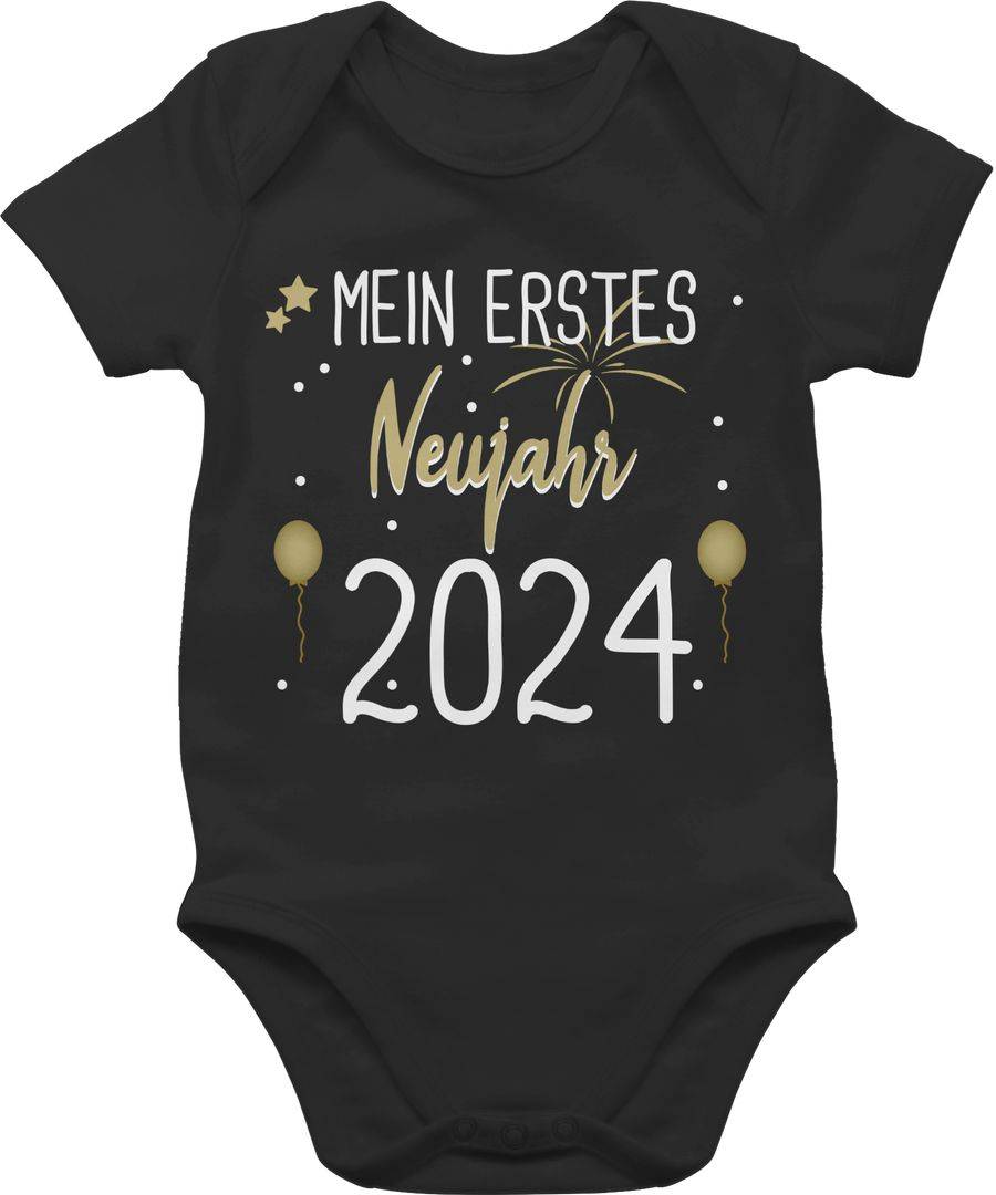 Shirtracer Mein 1. Neujahr weiß 2024 Shirts & Mehr Shirtracer