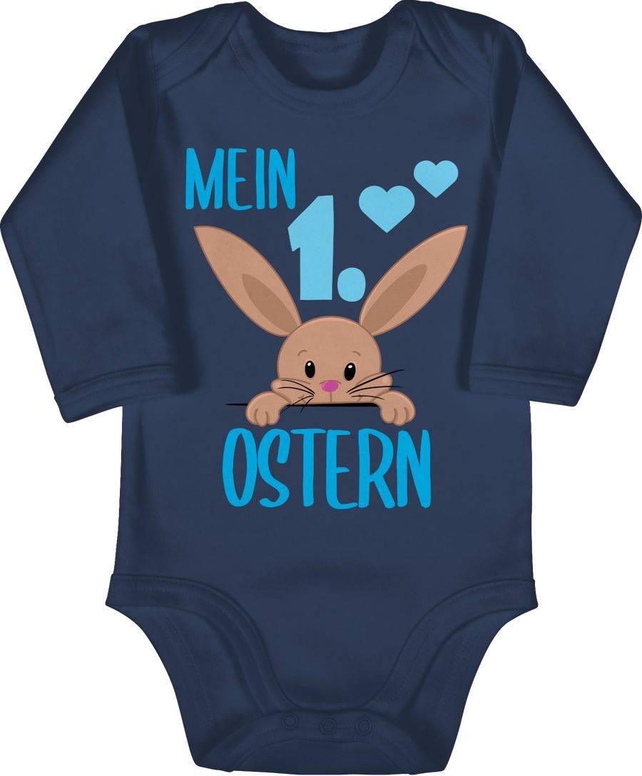 Shirtracer Mein 1. Ostern süßer Hase blau Shirts & Mehr Shirtracer