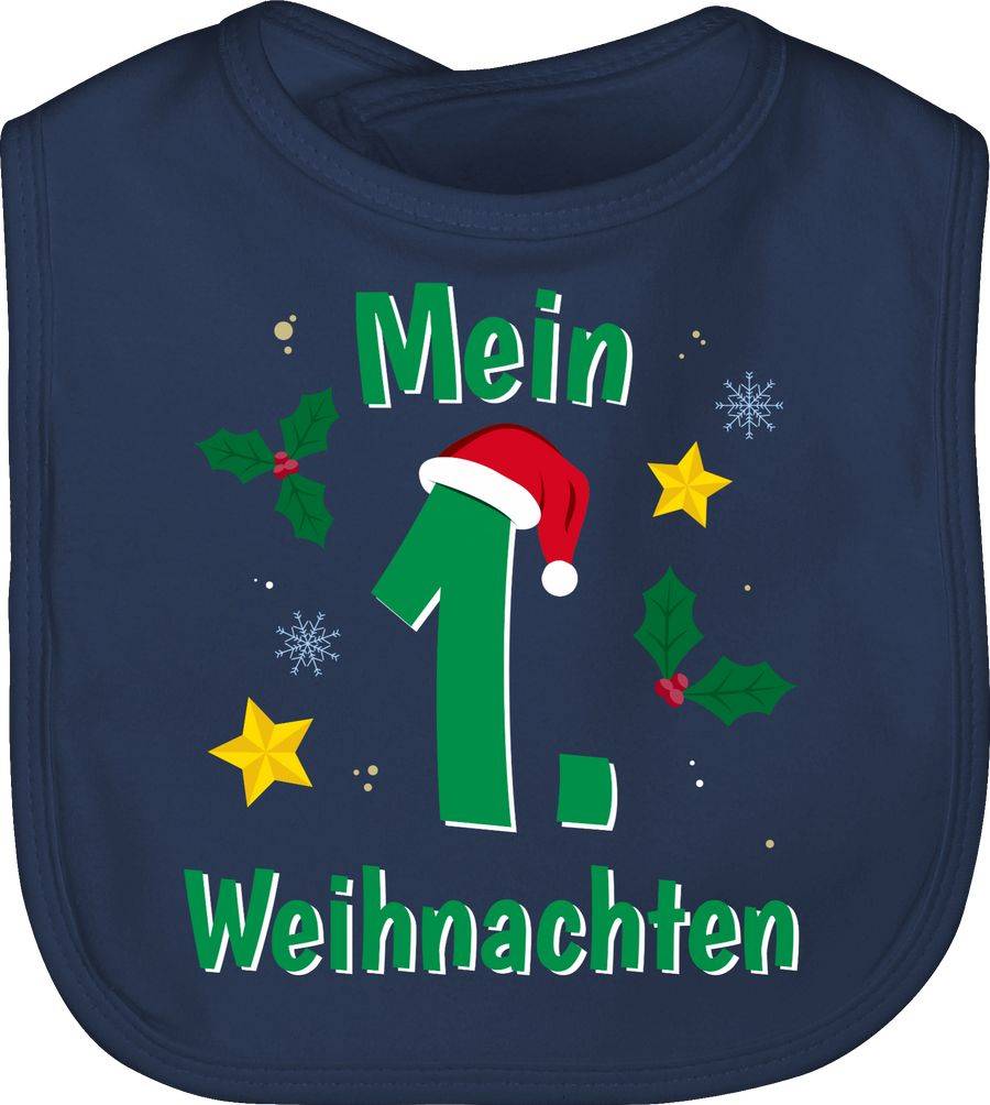 Shirtracer Mein 1. Weihnachten grün: Tshirt Turnbeutel Shirtracer