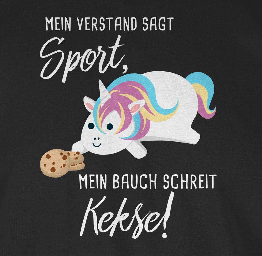 Shirtracer Mein Bauch Schreit Kekse! Einhorn Shirts & Mehr Shirtracer