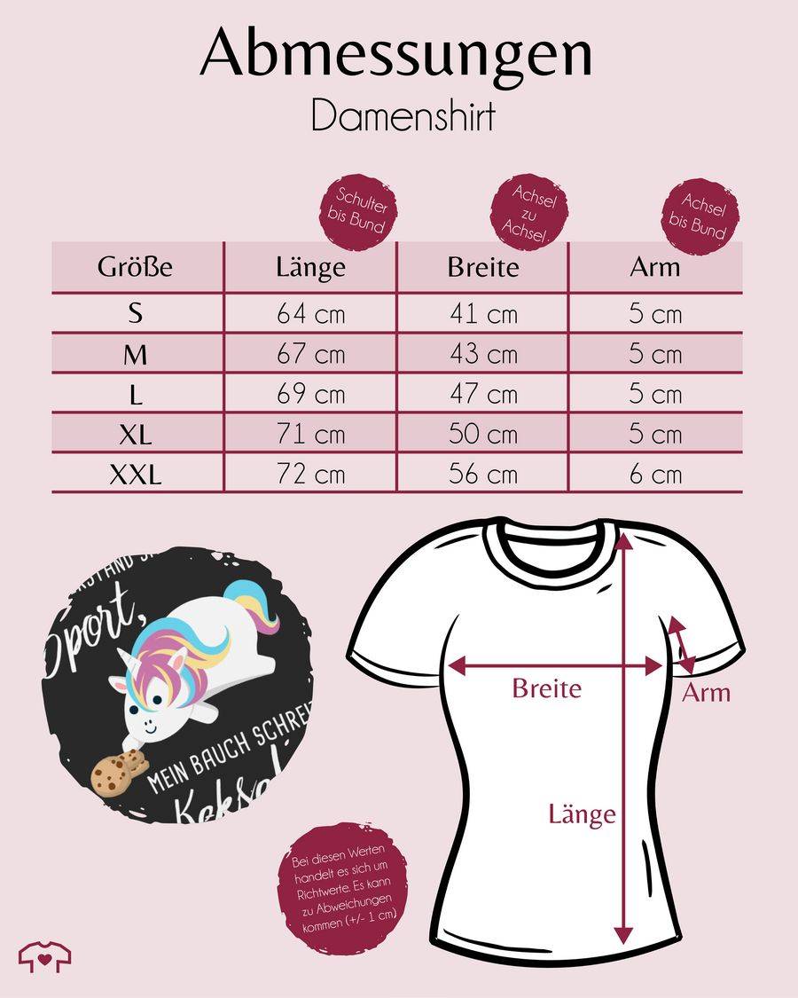 Shirtracer Mein Bauch Schreit Kekse! Einhorn Shirts & Mehr Shirtracer