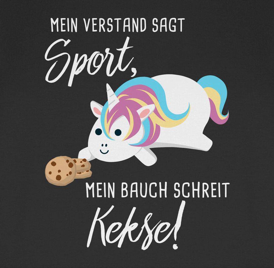 Shirtracer Mein Bauch Schreit Kekse! Einhorn Shirts & Mehr Shirtracer