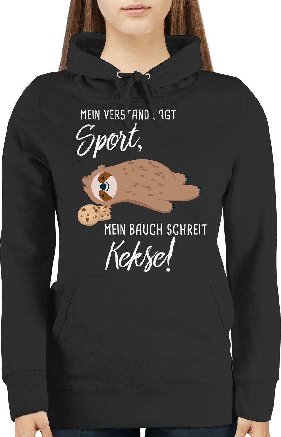 Shirtracer Mein Bauch Schreit Kekse! Faultier: Tshirt Gym Bag Shirtracer