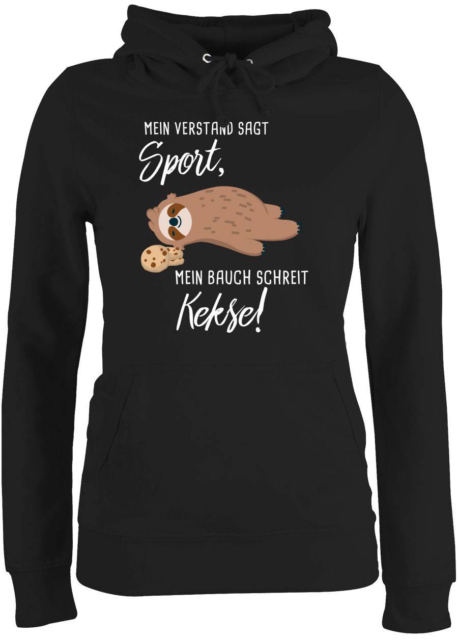 Shirtracer Mein Bauch schreit Kekse! Faultier: Tshirt Gym Bag Shirtracer