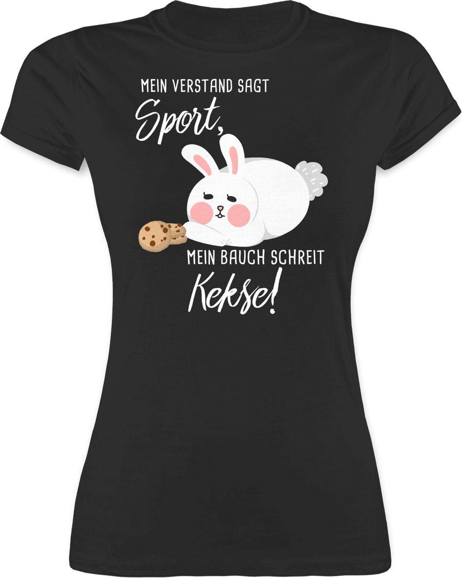 Shirtracer Mein Bauch schreit Kekse! Hase Shirts & Mehr Shirtracer