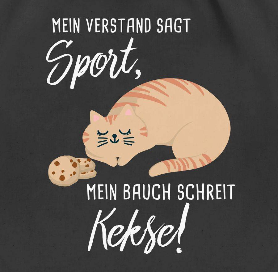Shirtracer Mein Bauch Schreit Kekse! Katze Shirts & Mehr Shirtracer