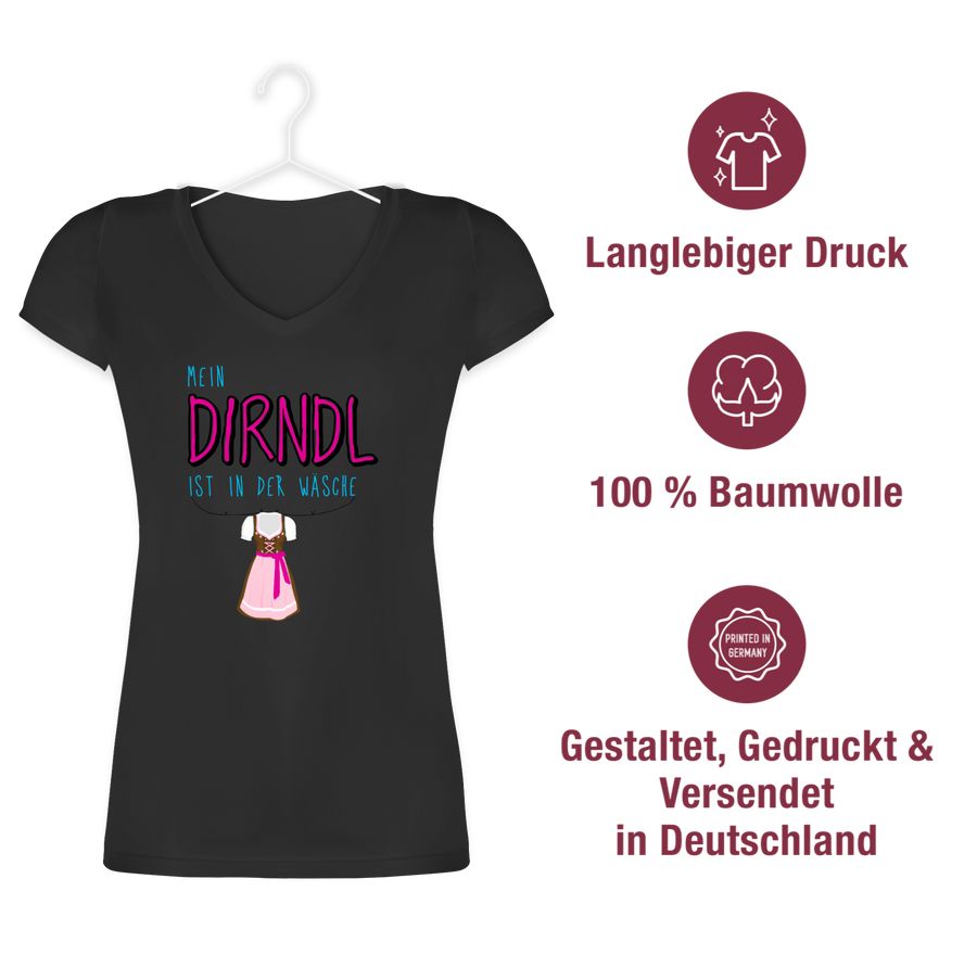 Shirtracer Mein Dirndl Ist In Der Wäsche Shirts & Mehr Shirtracer