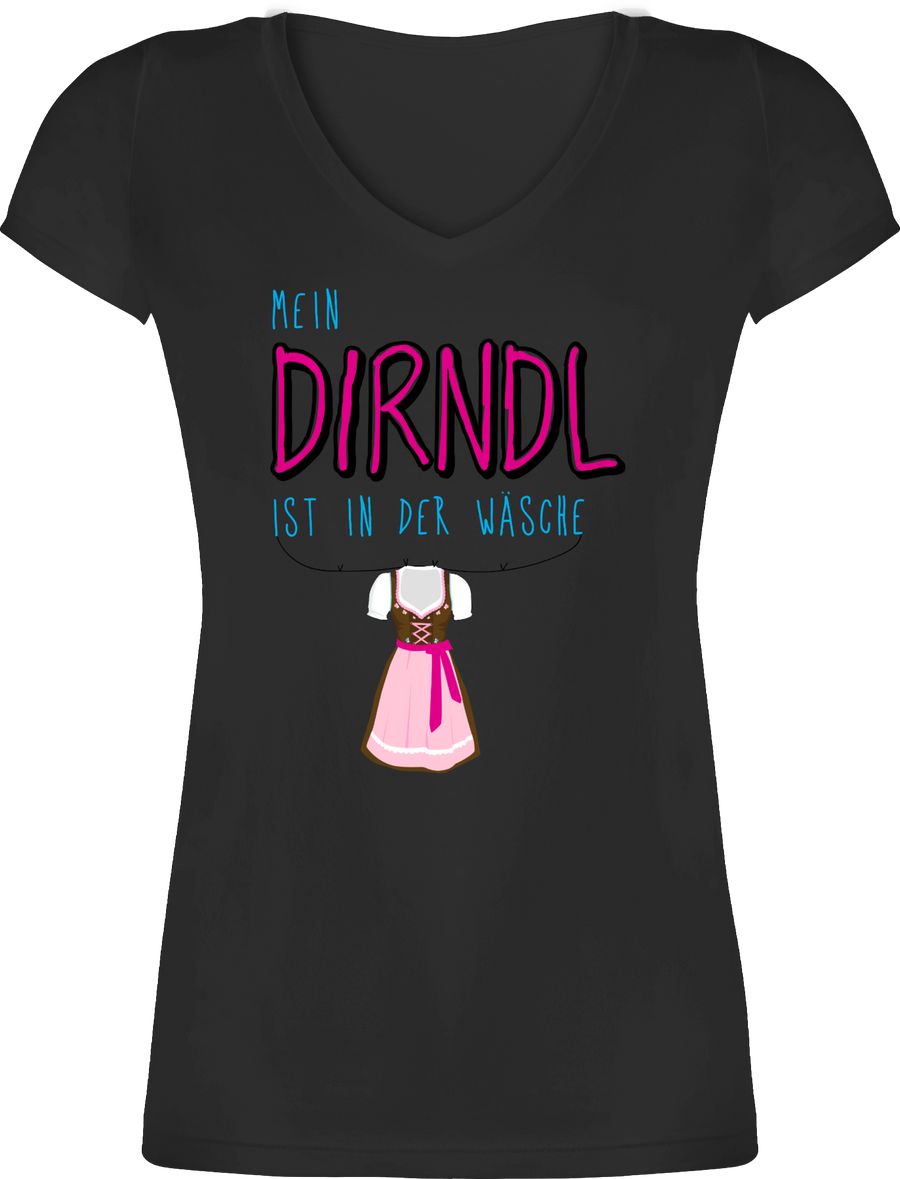 Shirtracer Mein Dirndl ist in der Wäsche Shirts & Mehr Shirtracer