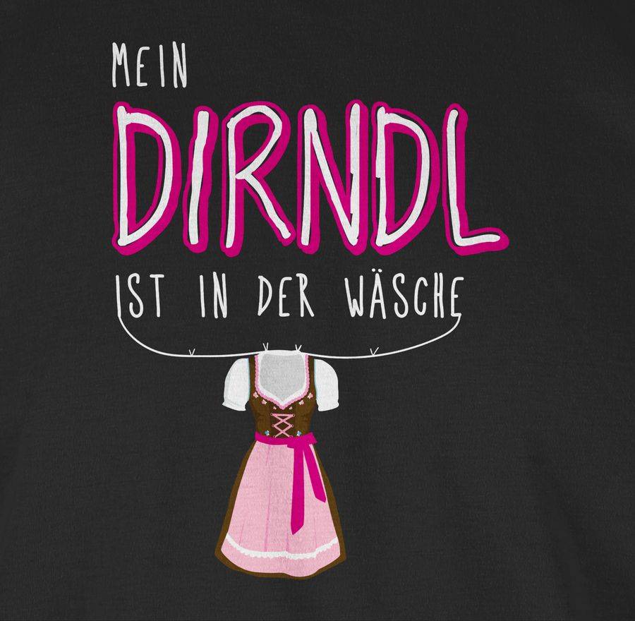 Shirtracer Mein Dirndl Ist In Der Wäsche Weiss: Tshirt Turnbeutel Shirtracer