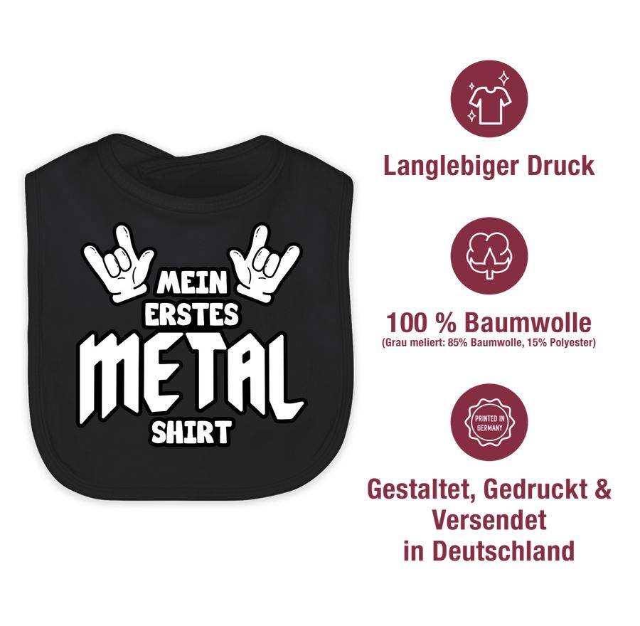 Shirtracer Mein Erstes Metal Shirt Comic Shirts & Mehr Shirtracer
