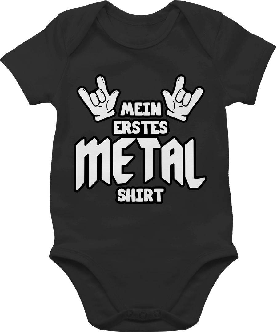 Shirtracer Mein erstes Metal Shirt Comic Shirts & Mehr Shirtracer