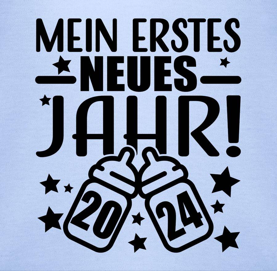 Shirtracer Mein Erstes Neues Jahr 2024 - Schwarz Shirts & Mehr Shirtracer