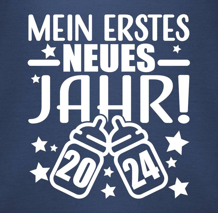 Shirtracer Mein Erstes Neues Jahr 2024 - Weiß Shirts & Mehr Shirtracer